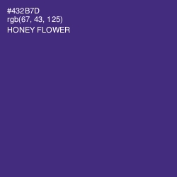 #432B7D - Honey Flower Color Image