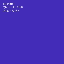 #432DB8 - Daisy Bush Color Image