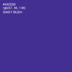 #432E92 - Daisy Bush Color Image