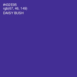 #432E95 - Daisy Bush Color Image