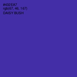 #432EA7 - Daisy Bush Color Image