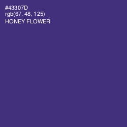 #43307D - Honey Flower Color Image