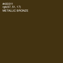 #433311 - Metallic Bronze Color Image