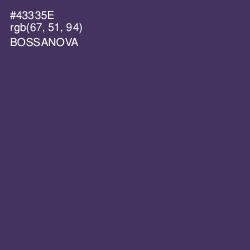 #43335E - Bossanova Color Image