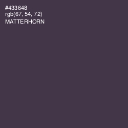 #433648 - Matterhorn Color Image