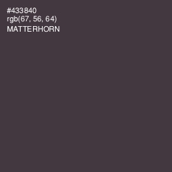 #433840 - Matterhorn Color Image