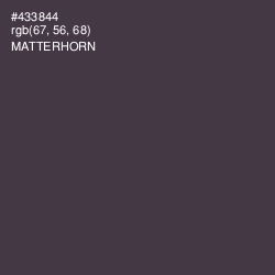 #433844 - Matterhorn Color Image