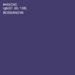 #433C6C - Bossanova Color Image