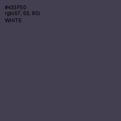 #433F50 - Matterhorn Color Image
