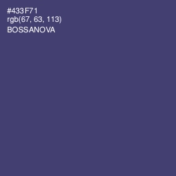 #433F71 - Bossanova Color Image