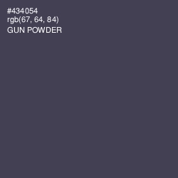 #434054 - Gun Powder Color Image