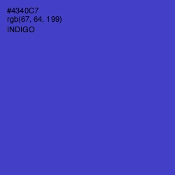 #4340C7 - Indigo Color Image