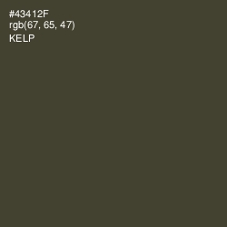 #43412F - Kelp Color Image