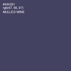 #434261 - Mulled Wine Color Image