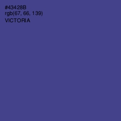 #43428B - Victoria Color Image