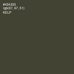 #434333 - Kelp Color Image