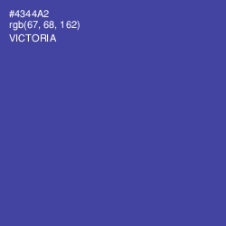 #4344A2 - Victoria Color Image