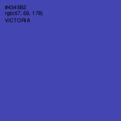 #4345B2 - Victoria Color Image