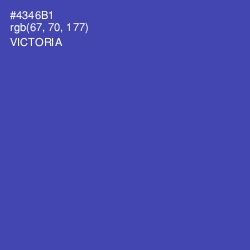 #4346B1 - Victoria Color Image