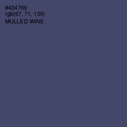 #434769 - Mulled Wine Color Image