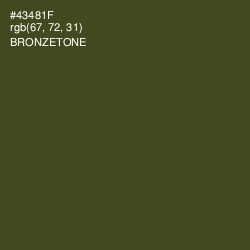 #43481F - Bronzetone Color Image