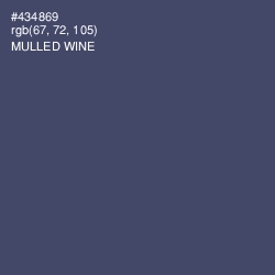 #434869 - Mulled Wine Color Image