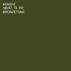 #43491E - Bronzetone Color Image