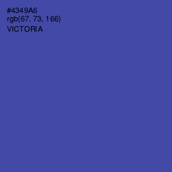 #4349A6 - Victoria Color Image