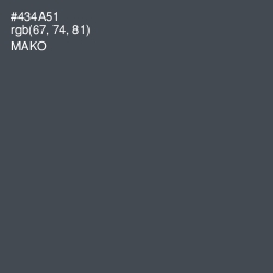 #434A51 - Mako Color Image