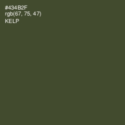 #434B2F - Kelp Color Image