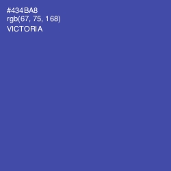 #434BA8 - Victoria Color Image