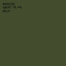 #434C2C - Kelp Color Image