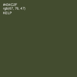 #434C2F - Kelp Color Image