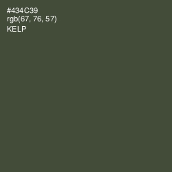#434C39 - Kelp Color Image