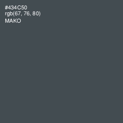 #434C50 - Mako Color Image