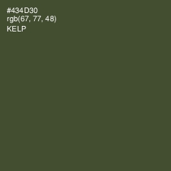 #434D30 - Kelp Color Image