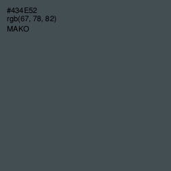 #434E52 - Mako Color Image