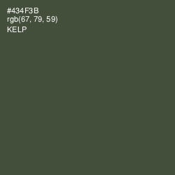 #434F3B - Kelp Color Image