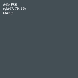 #434F55 - Mako Color Image