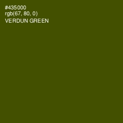 #435000 - Verdun Green Color Image