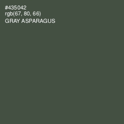 #435042 - Gray Asparagus Color Image
