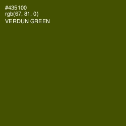 #435100 - Verdun Green Color Image