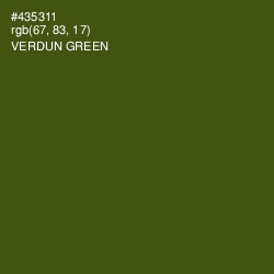 #435311 - Verdun Green Color Image