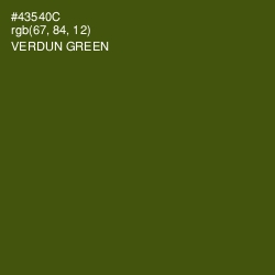 #43540C - Verdun Green Color Image