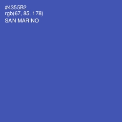 #4355B2 - San Marino Color Image