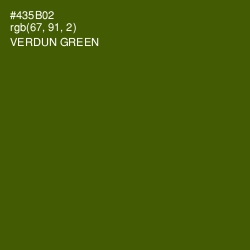 #435B02 - Verdun Green Color Image