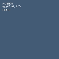 #435B75 - Fiord Color Image