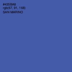 #435BA8 - San Marino Color Image