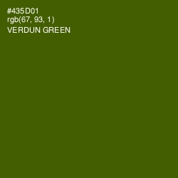 #435D01 - Verdun Green Color Image