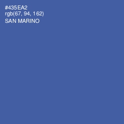 #435EA2 - San Marino Color Image